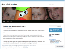 Tablet Screenshot of donofalltrades.com
